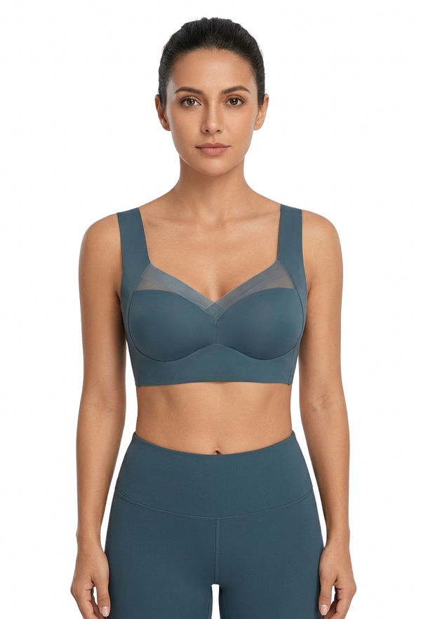 Illusion Mesh Sculpt Bra
