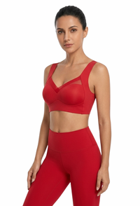 Illusion Mesh Sculpt Bra