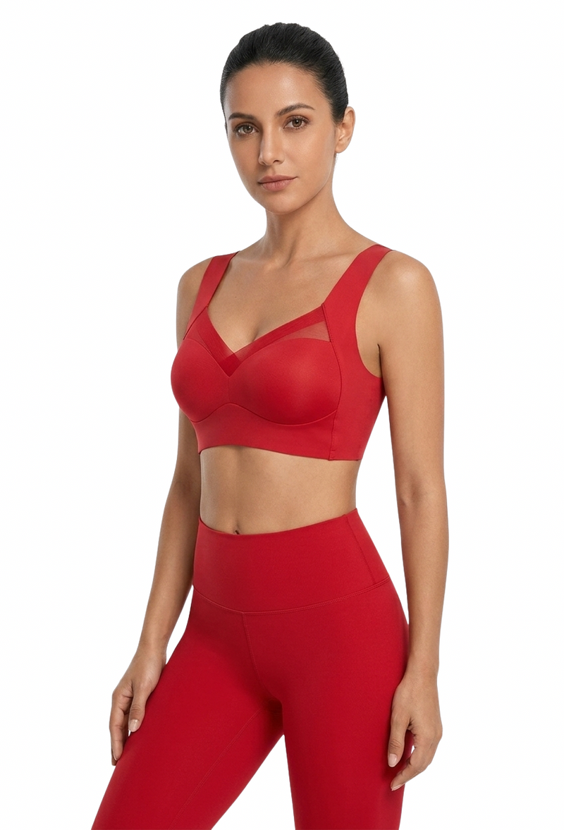 Illusion Mesh Sculpt Bra