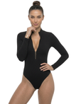 Fitted Ribbed Zip Suit