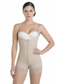 Zip-Front Open-Bust Shaper