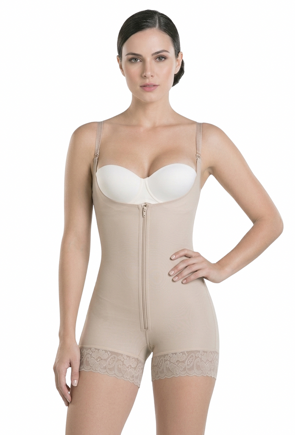 Zip-Front Open-Bust Shaper