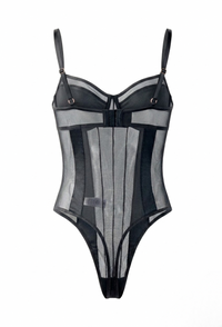 Midnight Sculpt Corset Bodysuit